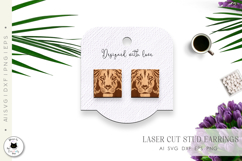 Animal Stud Earrings | Laser Cut Earrings Product Image 2