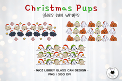 16 Oz Glass Can Designs | Christmas Glass Can Wraps Product Image 1