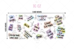 This is a tumbler sublimation affirmations bundle in JPG file format. It is with a very high resolution and is perfect for tumbler gifts.
