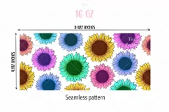 This is a tumbler sublimation colorful sunflowers bundle in JPG file format. It is with a very high resolution and is perfect for tumbler gifts.