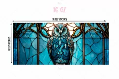 Tumbler Sublimation Owl Bundle, 16 oz glass can wrap, libbey 16 oz template, can glass beer