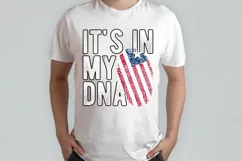 It's in my DNA Liberia Flag Fingerprint PNG Sublimation Product Image 2