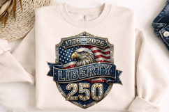 Patriotic Eagle PNG, Liberty 250 PNG, 1776-2026 PNG, 250th Anniversary USA, American Flag Eagle, 4th of July PNG, USA Pride PNG, Semiquincentennial PNG, Independence Day PNG, Patriotic Shield PNG