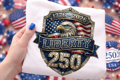 Patriotic Eagle PNG, Liberty 250 PNG, 1776-2026 PNG, 250th Anniversary USA, American Flag Eagle, 4th of July PNG, USA Pride PNG, Semiquincentennial PNG, Independence Day PNG, Patriotic Shield PNG