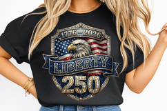 Patriotic Eagle PNG, Liberty 250 PNG, 1776-2026 PNG, 250th Anniversary USA, American Flag Eagle, 4th of July PNG, USA Pride PNG, Semiquincentennial PNG, Independence Day PNG, Patriotic Shield PNG