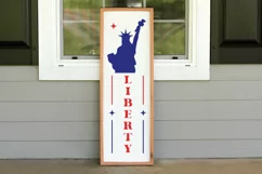 Liberty SVG, 4th Of July Porch Sign SVG Design Product Image 3