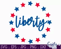 4th of July Svg America Farmhouse Sign, Liberty Product Image 2