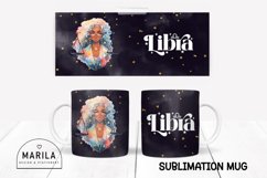 Libra Zodiac Sign mug sublimation design Product Image 1