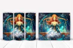 Libra Zodiac Sign Tumbler Wrap Sublimation| Libra Horoscope Product Image 3