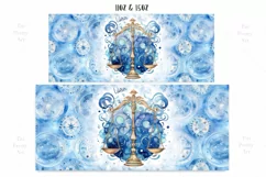 Zodiac Mug Wrap Sublimation Designs, Libra Mug, Libra Png
