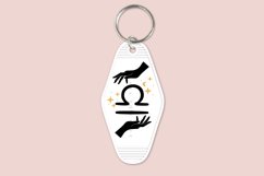 Libra Zodiac Signs keychain svg cutting files or sublimation files for keychain