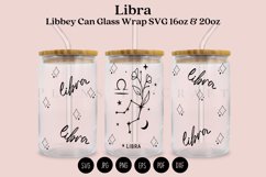 libra zodiac star sign libbey beer can glass full wrap svg presized template for 16oz and 20oz glass for Cricut Silhouette and sublimation