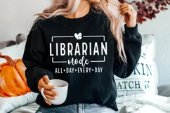 Librarian SVG PNG, Teacher Svg, Reading Svg, Book Lover SVG Product Image 2