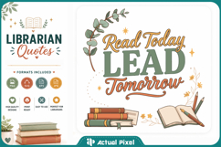 Librarian Quotes SVG PNG Product Image 1