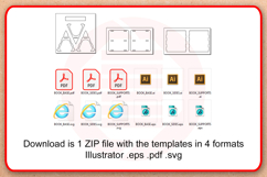 Laser cut Book rest holder SVG template digital download Product Image 4
