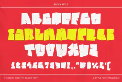 Lican Boxy Webfont Graffiti Block Display Font | Bold Urban Product Image 5