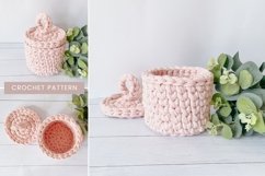 Lid Basket Crochet Pattern Product Image 2