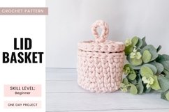 Lid Basket Crochet Pattern Product Image 1