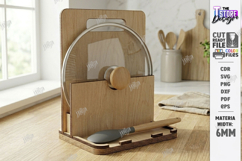Lid Holder Laser Cut | Kitchen Utensil | Kitchen Accessories Product Image 1