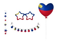 National, Patriotic Party Bundle. Liechtenstein Product Image 4