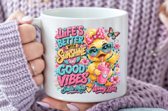 Life Better With Sunshine &amp; Good Vibes Sublimation PNG Product Image 4