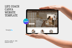 Life Coach Canva Website Editable Template Product Image 10