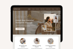 Life Coach Canva Website Editable Template Product Image 3