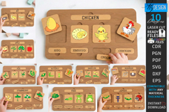 Life Cycle Puzzle Laser Cut Bundle | Educational Toys SVG Product Image 1