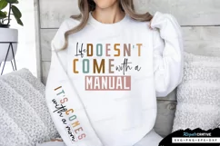 Life Doesn't Come Sleeve SVG, Mother's Day SVG Design Product Image 3