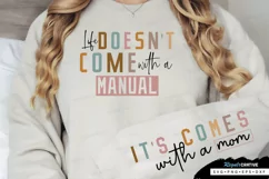 Life Doesn't Come Sleeve SVG, Mother's Day SVG Design Product Image 2