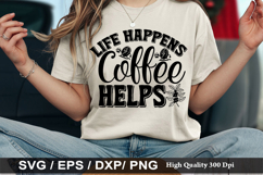 Coffee SVG Design - Stressed Blessed And Coffee obsessed Product Image 3