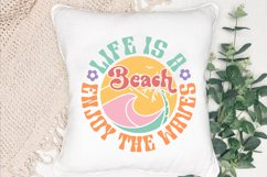 Life Is A Beach Enjoy The Waves SVG, Summer SVG Design Product Image 3