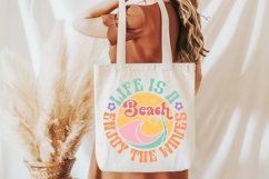 Life Is A Beach Enjoy The Waves SVG, Summer SVG Design Product Image 2