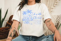 Life Is Better At The Beach PNG, Coastal Design Product Image 2