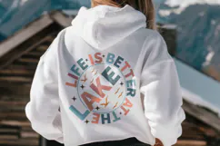 Life is Better at the Lake SVG PNG T-shirt Design Product Image 3