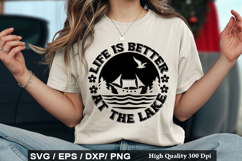 Lake Quotes Design - Life Is Better At The lake Product Image 5