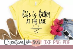 life is better at the lake svg 