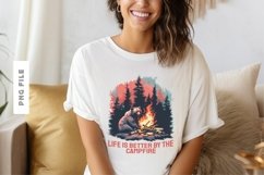 Life is Better by the Campfire T shirt Design