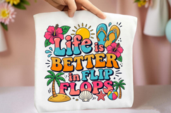 Life is Better in Flip Flops PNG Product Image 2