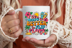 Life is Better in Flip Flops PNG Product Image 3