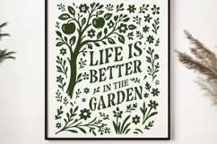 Garden Quotes SVG Bundle | Gardening is My Therapy PNG Print Product Image 5