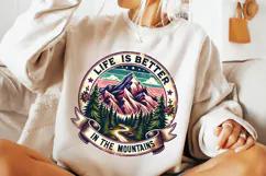 Life Is Better In The Mountains PNG, Camping PNG, Adventure Product Image 2