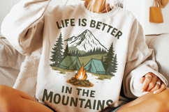Life Is Better In The Mountains PNG, Camping PNG, Adventure Product Image 3