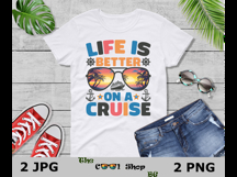 Life Is Better On A Cruise Png, Cruise Png, Nautical Png Product Image 3