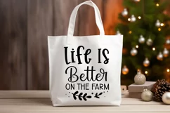 Life Is Better On The Farm SVG, Farmhouse Sign Design Product Image 3