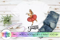 Dance Sublimation | Horse Sublimation | Funny Horse PNG Product Image 1