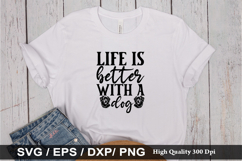 Dog Quotes SVG Design - Dog T-shirt Design Product Image 5