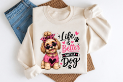 Life Is Better With a Dog PNG Product Image 3