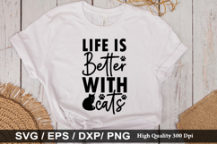 Christmas Cat SVG Design - Christmas T-shirt Design Product Image 2