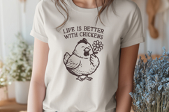 Life Is Better With Chickens SVG PNG Cute Chicken Farmhouse Product Image 2